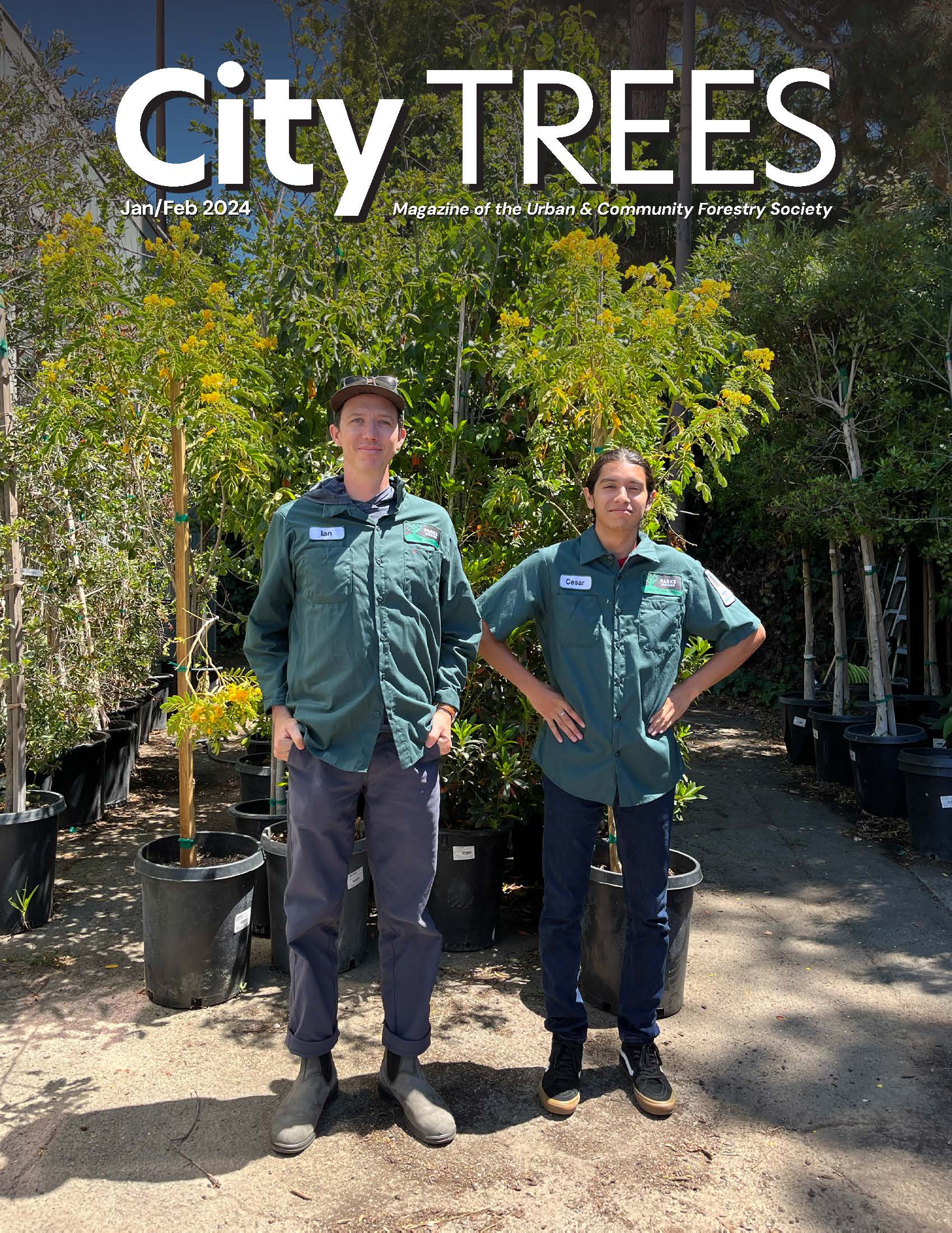 Cover image of January/December 2024 issue of City Trees